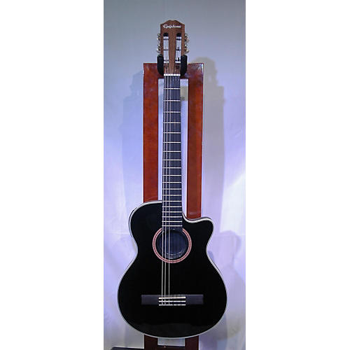 Penge gummi teenagere tryk Epiphone Chet Atkins Classical Acoustic Electric Guitar Black | Musician's  Friend