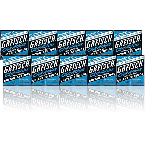 Gretsch Chet Atkins Pure Nickel 10 48 Electric Guitar Strings 10 Pack