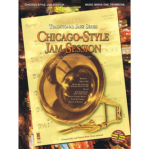 Music Minus One Chicago-Style Jam Session - Traditional Jazz Series Music Minus One Series Softcover with CD
