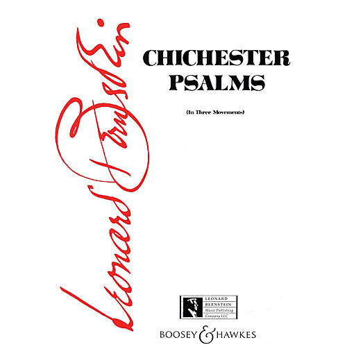 Boosey and Hawkes Chichester Psalms (Score) Score Composed by Leonard Bernstein