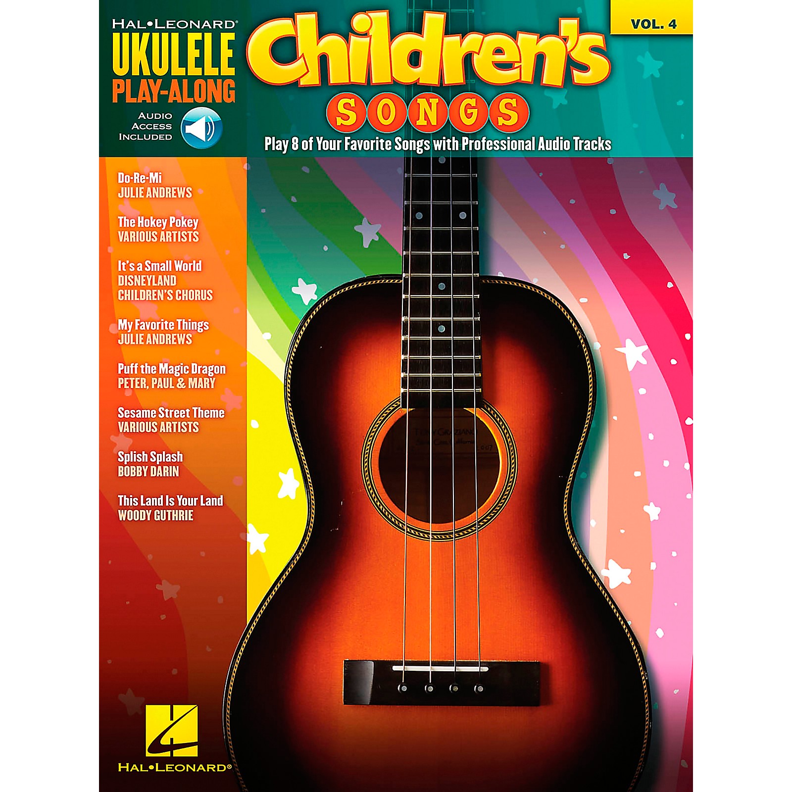 hal-leonard-children-s-songs-ukulele-play-along-vol-4-book-cd