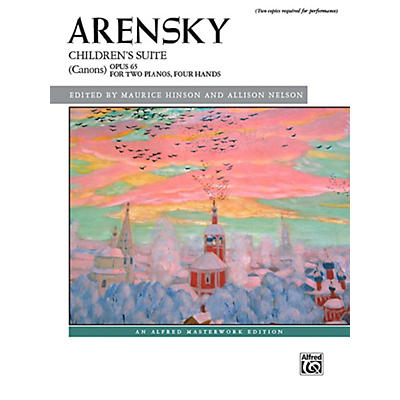 Alfred Children's Suite (Canons), Op. 65 - Book Early Advanced