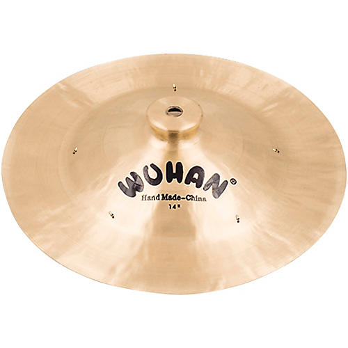 Wuhan China Cymbal with Rivets 14 in.