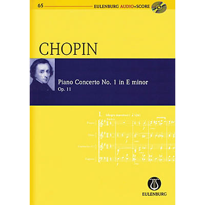 Eulenburg Chopin - Piano Concerto No. 1 in E-minor, Op. 11 Study Score W/ CD Edited by Michael Stegemann