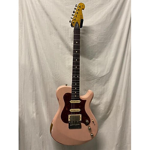 Knaggs Choptank Solid Body Electric Guitar Shell Pink Relic