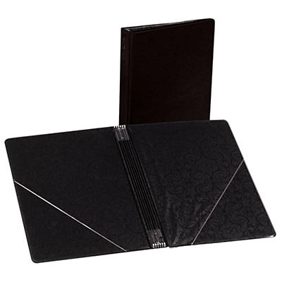 Marlo Plastics Choral Folder 7-3/4 x 11 With 7 Elastic Stays and 2 Clear, Flat, Diagonal Internal Pockets