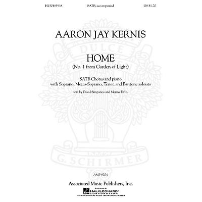 Associated Choral Movements from Garden of Light (No. 1 - Home) SATB composed by Aaron Jay Kernis