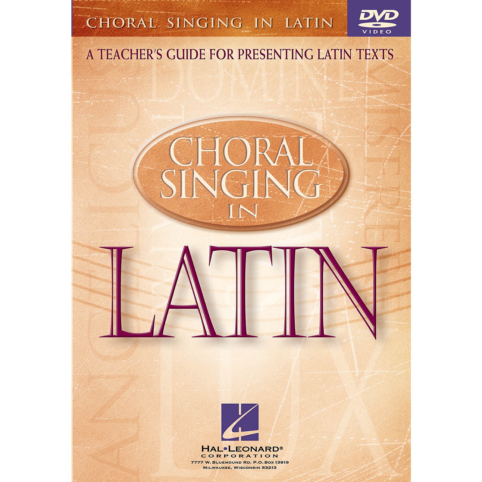 Hal Leonard Choral Singing in Latin (A Teacher's Guide for Presenting Latin Texts) DVD by Darwin