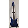 Used Jackson Chris Broderick Pro Series Solo 7 Solid Body Electric Guitar Metallic Blue