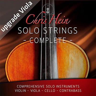 Best Service Chris Hein Solo Strings Complete Upgrade from Viola