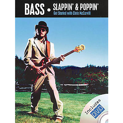 Rock House Chris McCarvill - Bass Slappin' and Poppin' Music Sales America Softcover with DVD by Chris McCarvill