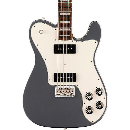 Fender Chris Shiflett Cleaver Telecaster Deluxe Electric Guitar Charcoal Frost Metallic