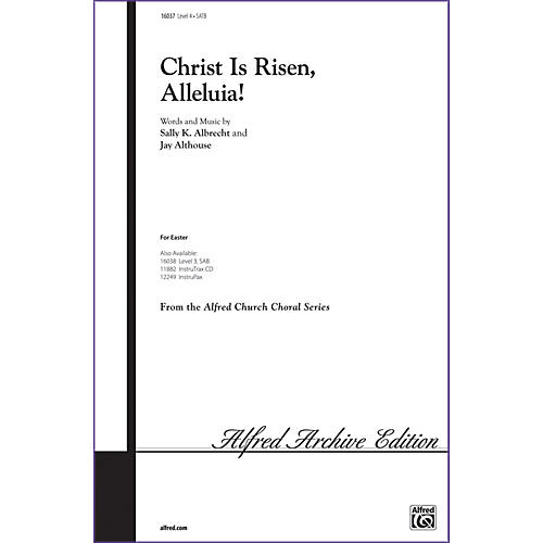 Alfred Christ Is Risen Alleluia! SATB