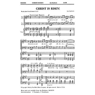 Fred Bock Music Christ Is Risen! Score & Parts Composed by Jan Sanborn