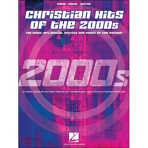 Christian Hits Of The 2000s arranged for piano, vocal, and guitar (P/V/G)