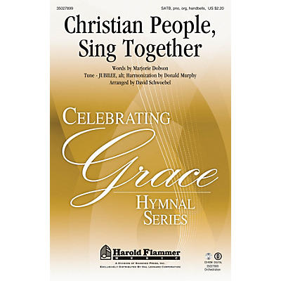 Shawnee Press Christian People, Sing Together SATB, PIANO AND ORGAN arranged by David Schwoebel