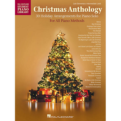 Hal Leonard Christmas Anthology Piano Library Series Book by Various (Level Late Elem to Early Inter)