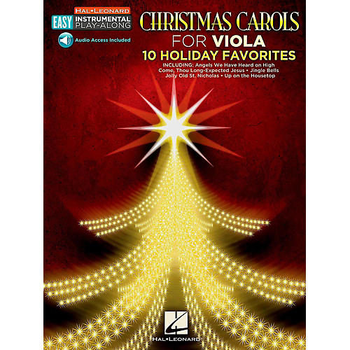 Hal Leonard Christmas Carols - Viola - Easy Instrumental Play-Along (Audio Online)