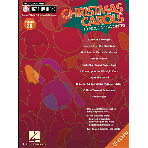 Hal Leonard Christmas Carols Jaxx Play-Along Volume 20 Book/CD