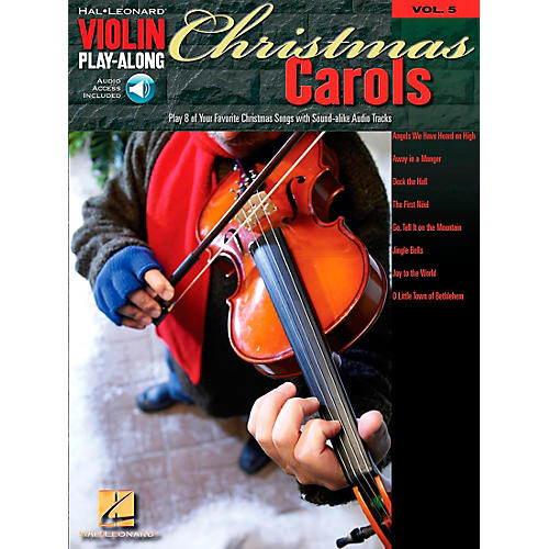 Christmas Carols Violin Play-Along Volume 5 Book/Audio Online