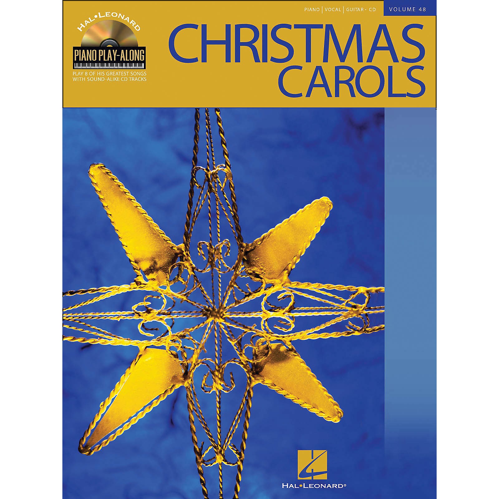 Hal Leonard Christmas Carols Volume 48 Book Cd Piano Play-along 