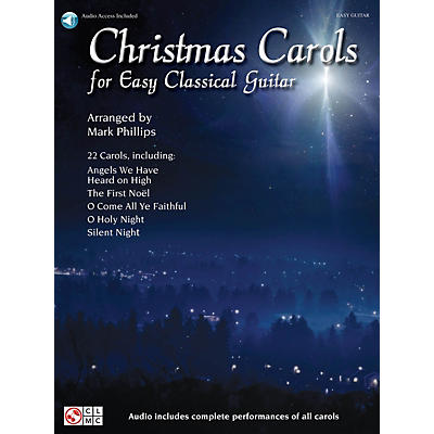 Cherry Lane Christmas Carols for Easy Classical Guitar Easy Guitar Series Softcover Audio Online