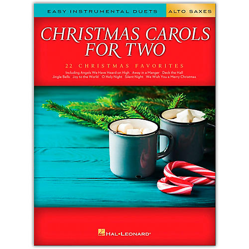 Hal Leonard Christmas Carols for Two Alto Saxes (Easy Instrumental Duets) Songbook