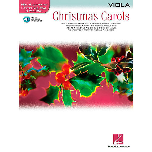 Christmas Carols for Viola Book/Audio Online