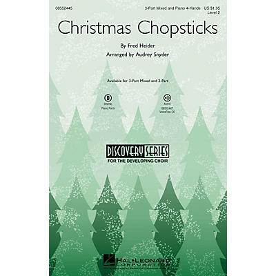 Hal Leonard Christmas Chopsticks (Discovery Level 2) 3-Part Mixed arranged by Audrey Snyder