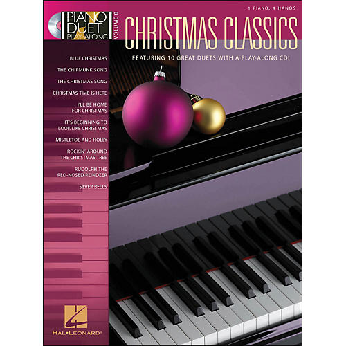 Christmas Classics Volume 8 Book/CD 1 Piano, 4 Hands