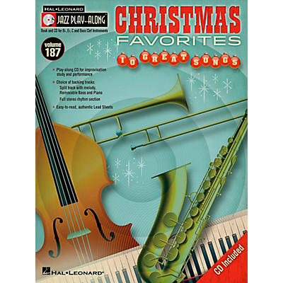 Hal Leonard Christmas Favorites - Jazz Play-Along Volume 187 (Book/CD)