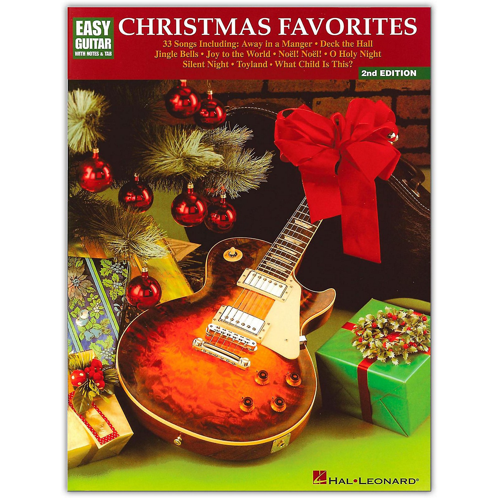 Hal Leonard Christmas Favorites 2nd Edition Easy Guitar Tab Songbook ...