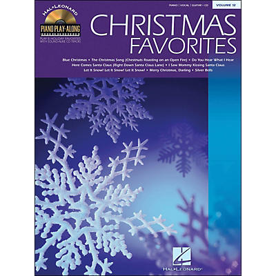 Hal Leonard Christmas Favorites Book/CD Volume 12 Piano Play-Along arranged for piano, vocal, and guitar (P/V/G)
