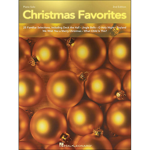 Christmas Favorites Intermediate 2nd Edition Piano Solos