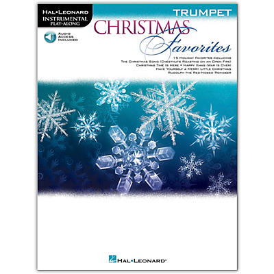 Hal Leonard Christmas Favorites for Trumpet - Instrumental Play Along Book/Audio Online