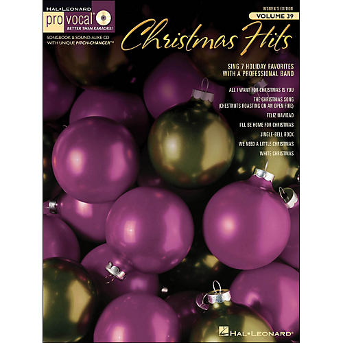 Christmas Hits - Pro Vocal Songbook & CD for Female Singers Volume 39