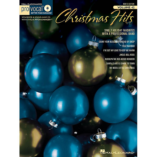 Christmas Hits (Pro Vocal Men's Edition Volume 42) Pro Vocal Series Softcover with CD Composed by Various