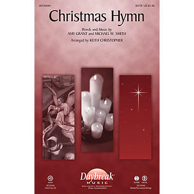 Daybreak Music Christmas Hymn CHOIRTRAX CD by Amy Grant Arranged by Keith Christopher