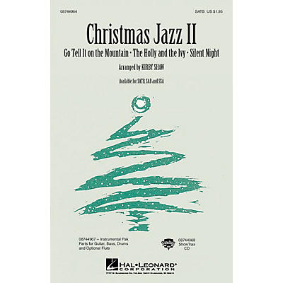 Hal Leonard Christmas Jazz II (Collection) SAB Arranged by Kirby Shaw