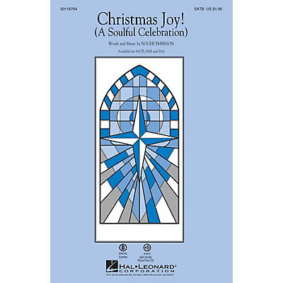 Hal Leonard Christmas Joy! (A Soulful Celebration) SAB Composed by Roger Emerson