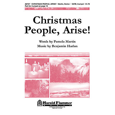 Shawnee Press Christmas People, Arise! SATB composed by Benjamin Harlan