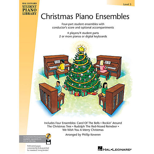 Christmas Piano Ensembles - Level 3 Book Piano Library Series (Level Late Elem)