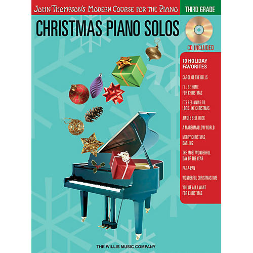 Willis Music Christmas Piano Solos - Third Grade (Book/CD Pack) Willis Series Softcover with CD Composed by Various