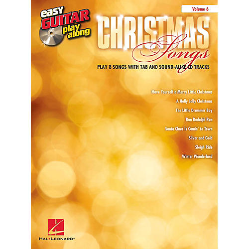 Christmas Songs - Easy Guitar Play-Along Volume 6 Book/CD