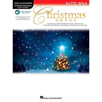 Hal Leonard Christmas Songs For Alto Sax - Instrumental Play-Along (Book/Audio On-Line)