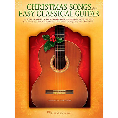Hal Leonard Christmas Songs For Easy Classical Guitar (No TAB Notation)