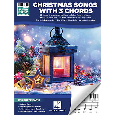 Hal Leonard Christmas Songs with 3 Chords - Super Easy Songbook for piano