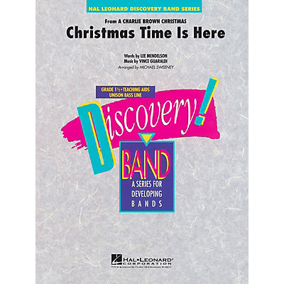Hal Leonard Christmas Time Is Here Concert Band Level 1.5 Arranged by Michael Sweeney