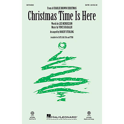 Hal Leonard Christmas Time Is Here SAB Arranged by Robert Sterling
