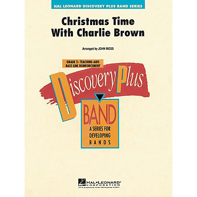 Hal Leonard Christmas Time with Charlie Brown - Discovery Plus Concert Band Series Level 2 arranged by John Moss